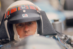 Jackie Stewart - Race Car Headshot