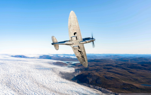 Matt Jones - Sliver Spitfire flying roll