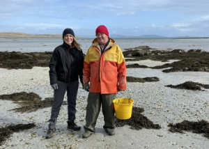 Isle of Barra Oysters - Gerard MacDonald with Helen Fospero